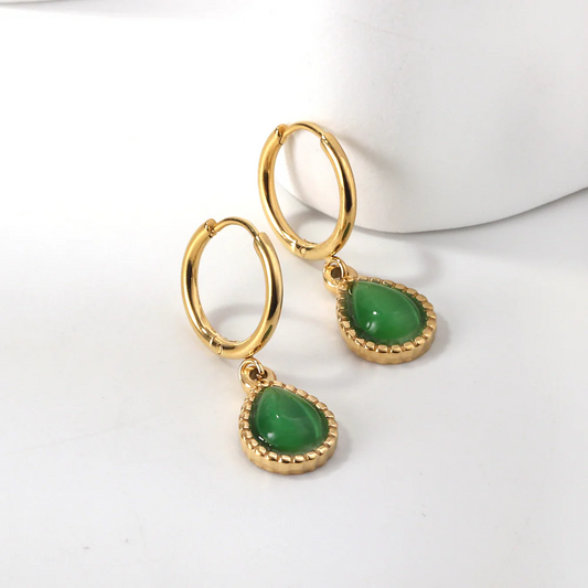 Kinsley Hoop Earrings ~ Waterproof