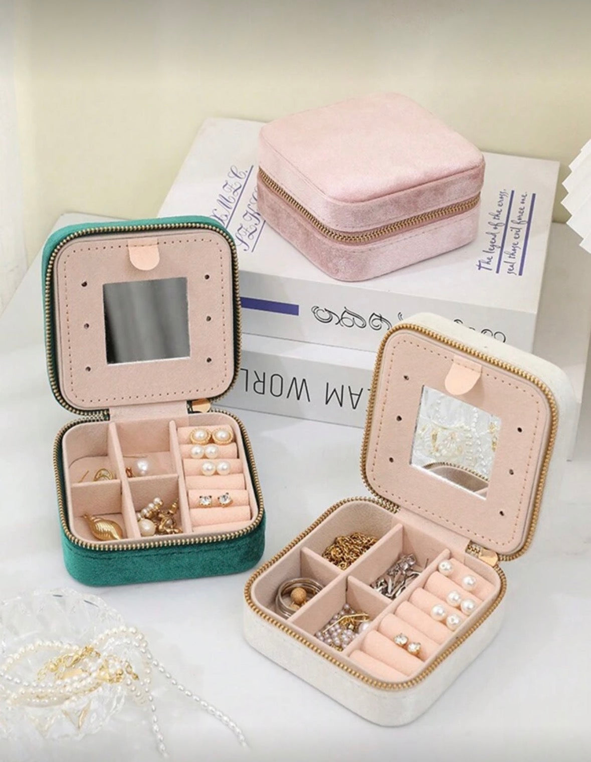 Lux Velvet Jewellery Box