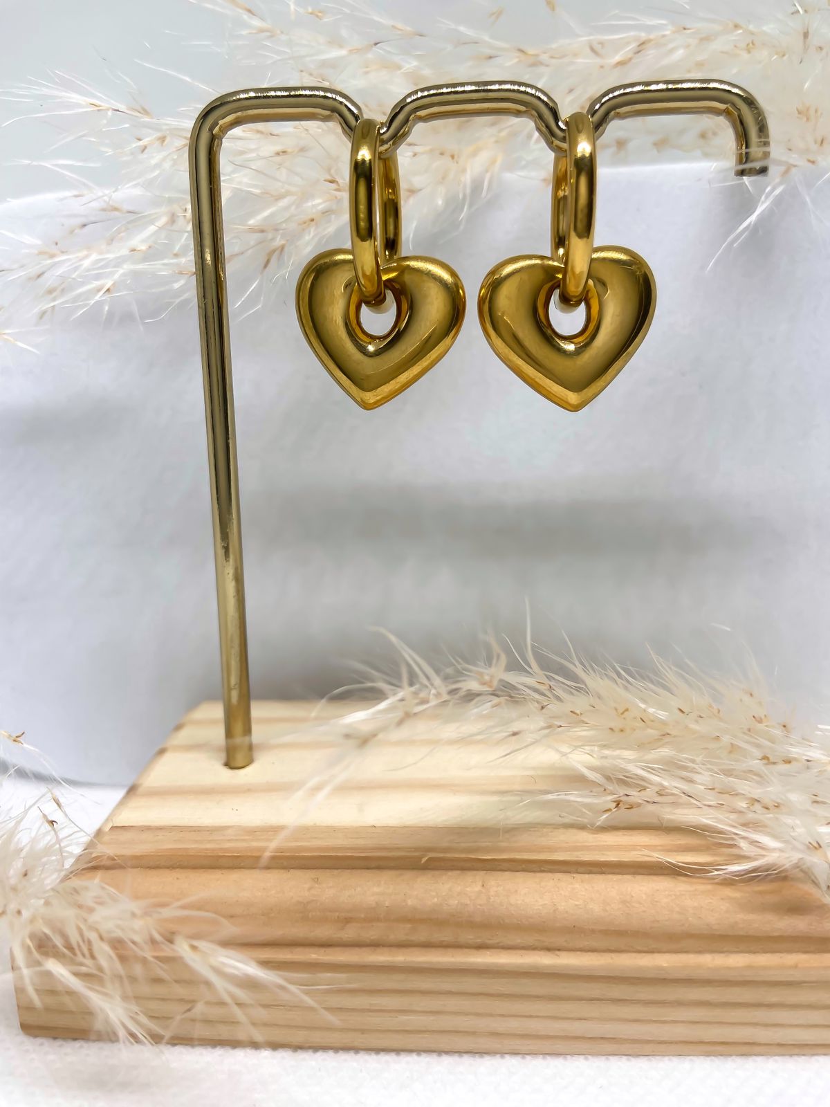Amore Heart Shape Earrings ~ Waterproof