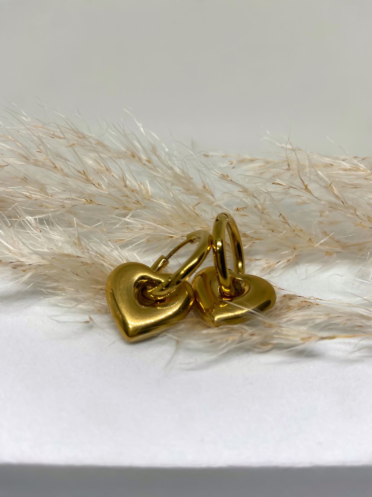 Amore Heart Shape Earrings ~ Waterproof