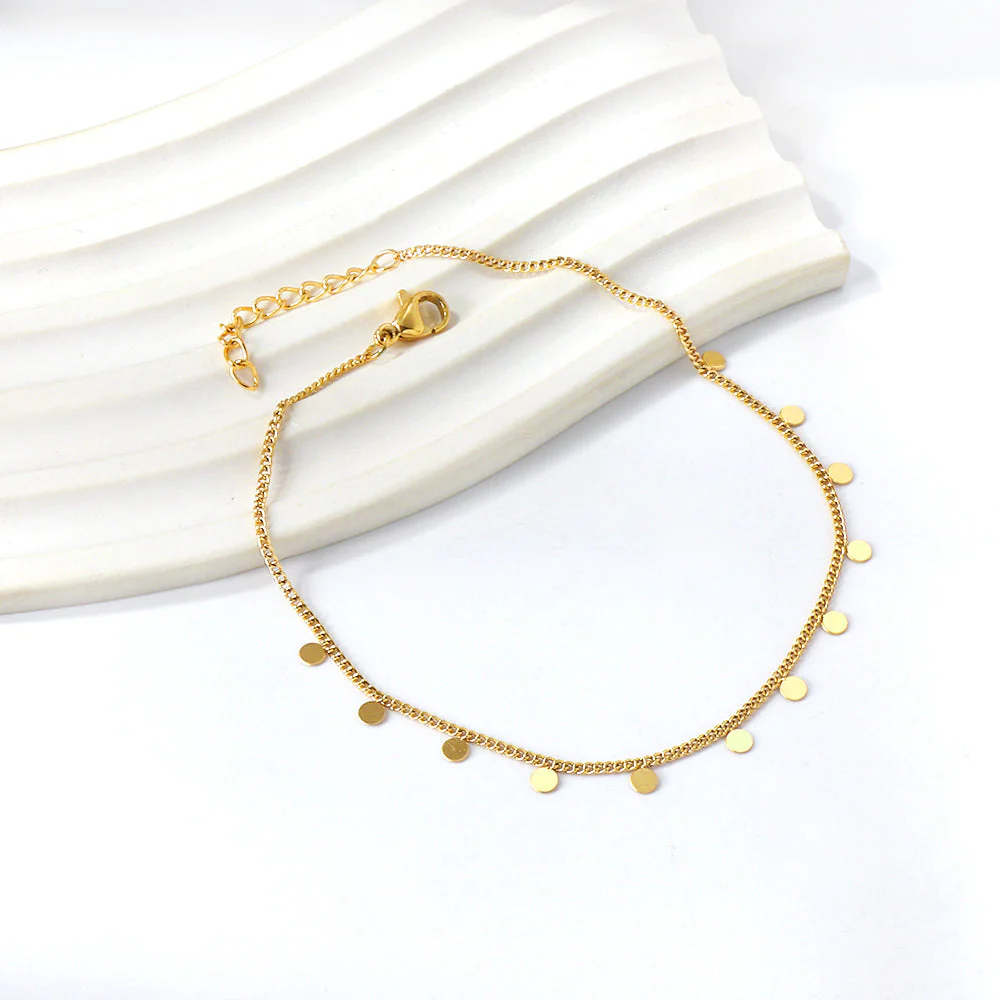 Dazzle Disc Anklet ~ Waterproof