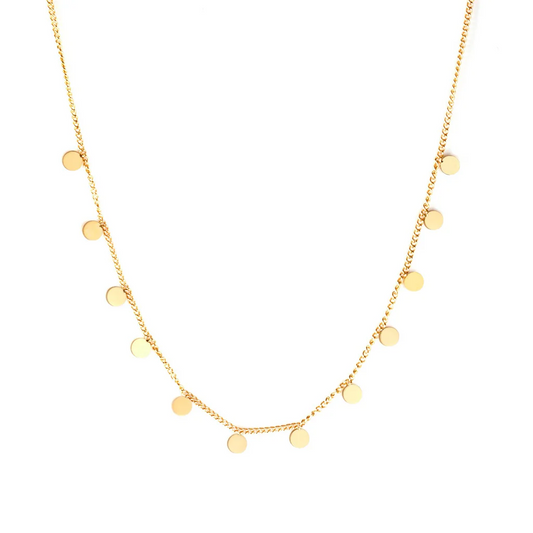 Dazzle Disc Necklace ~ Waterproof