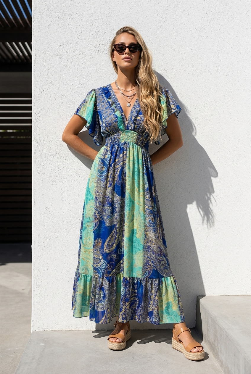 Mariner's Bloom Dress