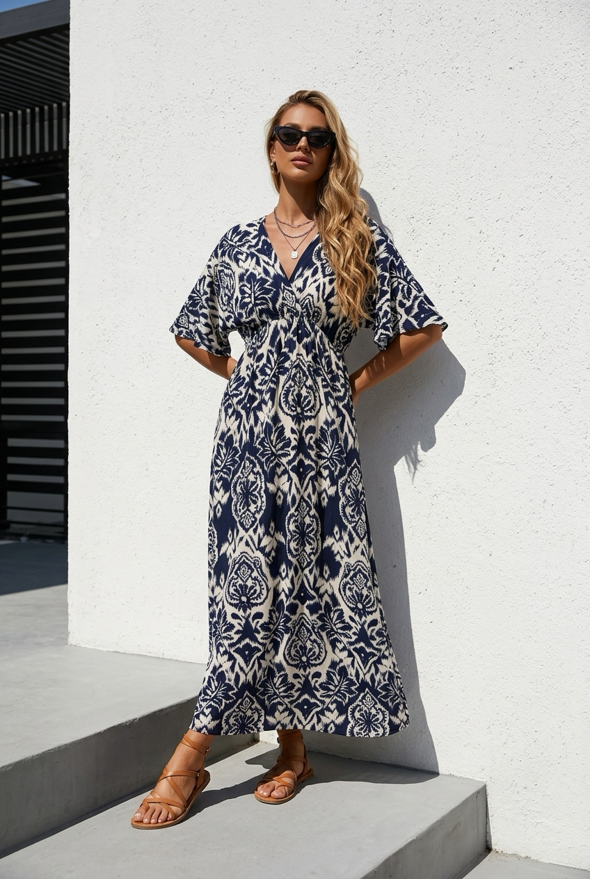 Bali Breeze Dress ~ Earthsong Print