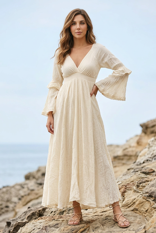 White Magnolia Dress