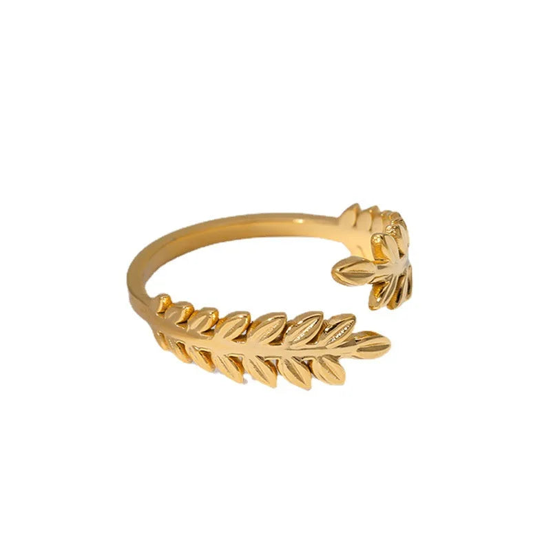 Laurel Leaf Ring ~ Waterproof