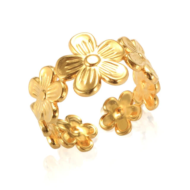 Sunlit Bloom Ring ~ Waterproof