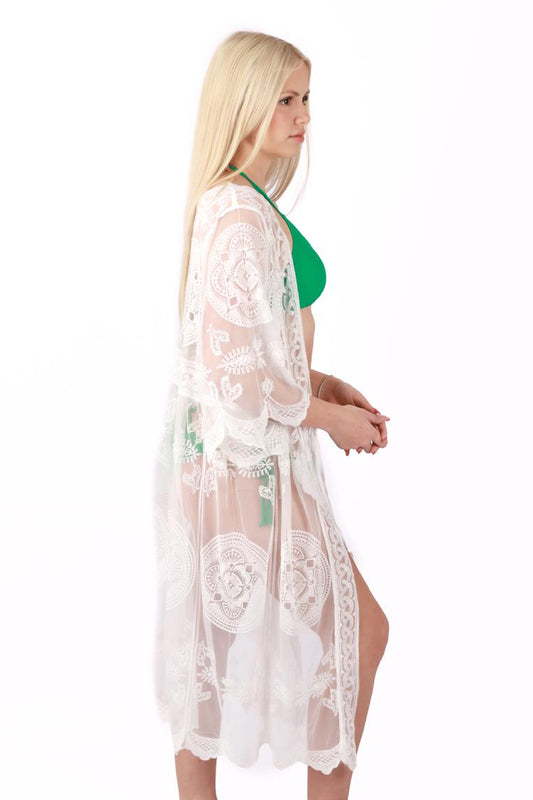 Mykonos Lace Cover-Up/Kimono