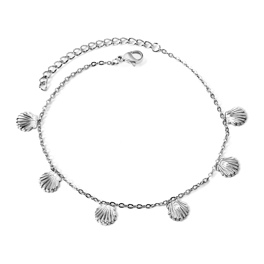 Calico Shell Anklet ~ Waterproof