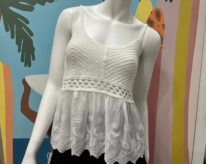 Sweet Daisy Crochet Top