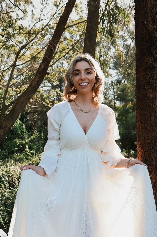 White Magnolia Dress