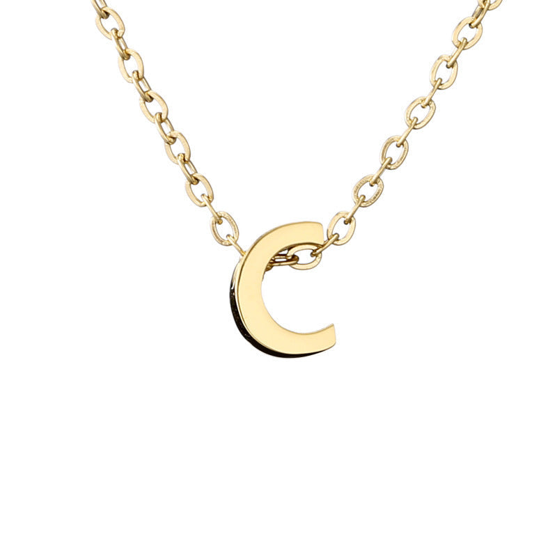 Initial Letter Necklace