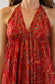 Coral Rose Dress