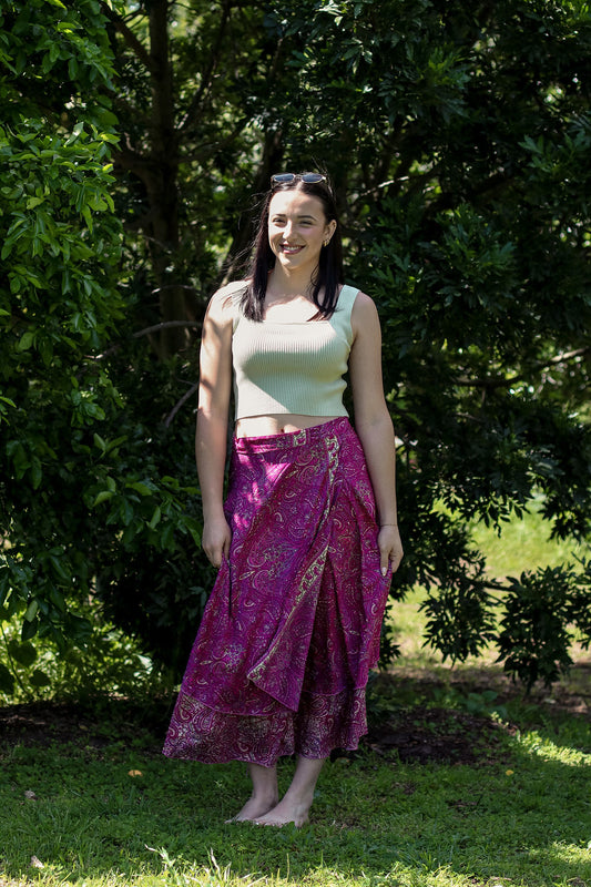 Sundown Wrap Skirt