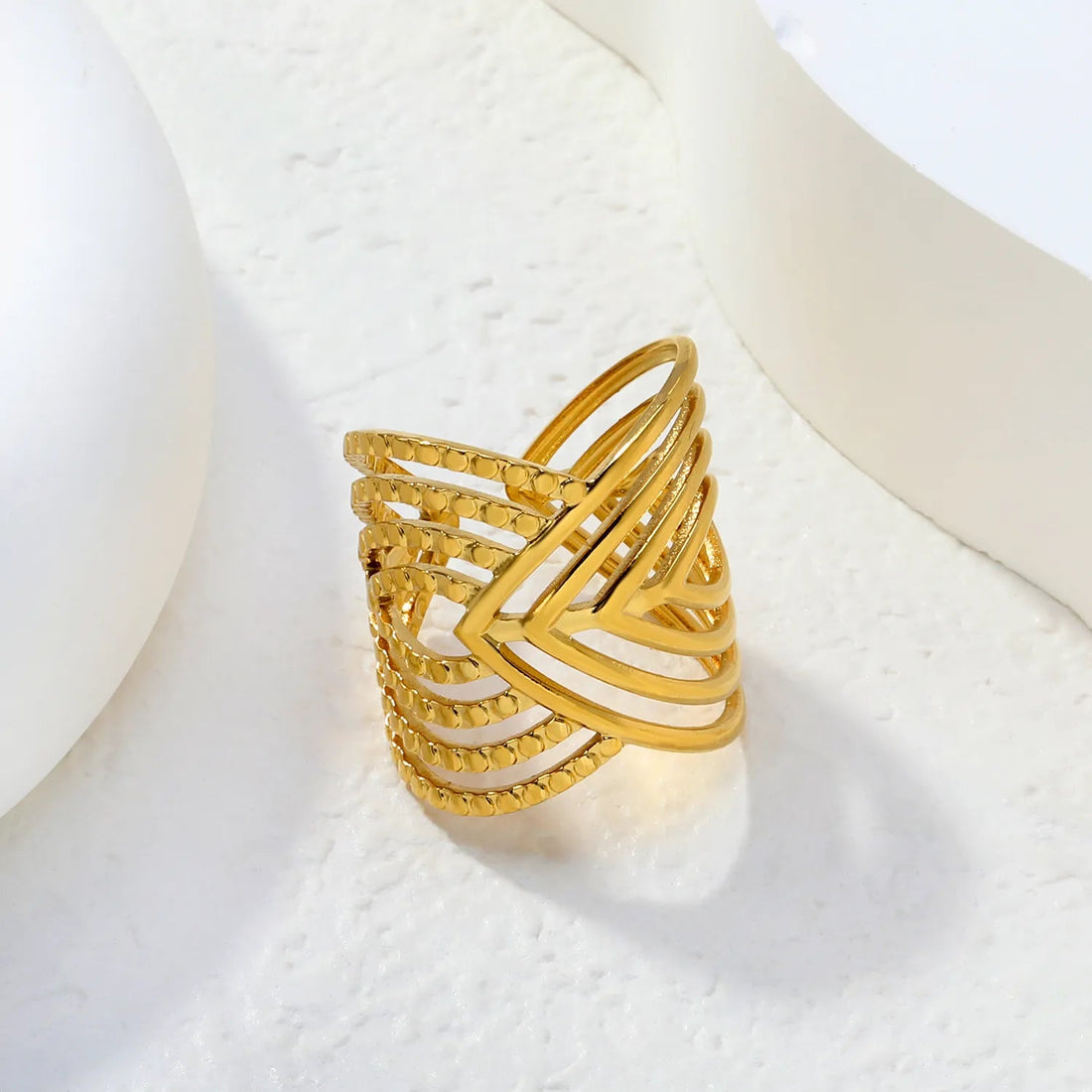 Tidal Structure Ring ~ Waterproof