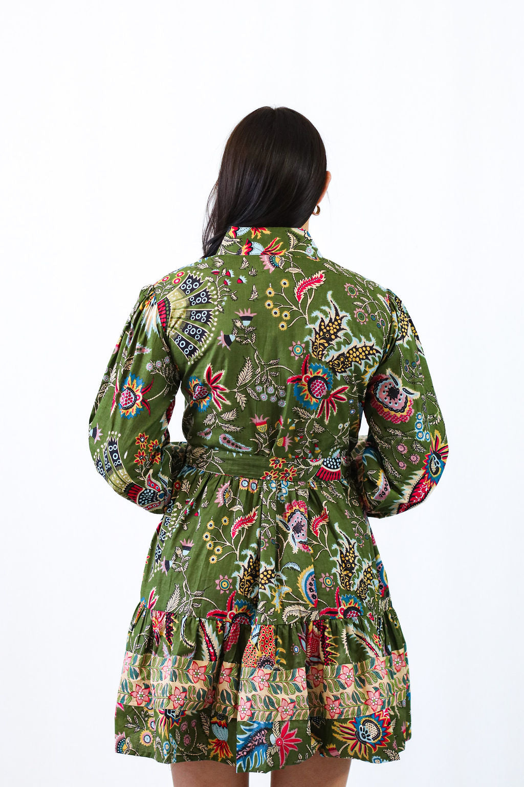 Forest Bloom Mini Dress