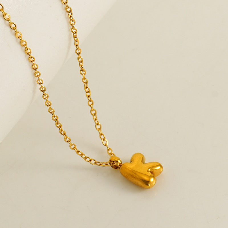 Balloon Letter Necklace ~ Waterproof