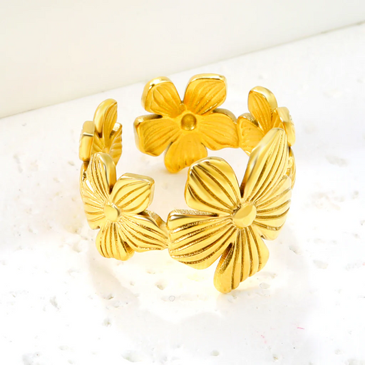 Tidal Bloom Ring ~ Waterproof