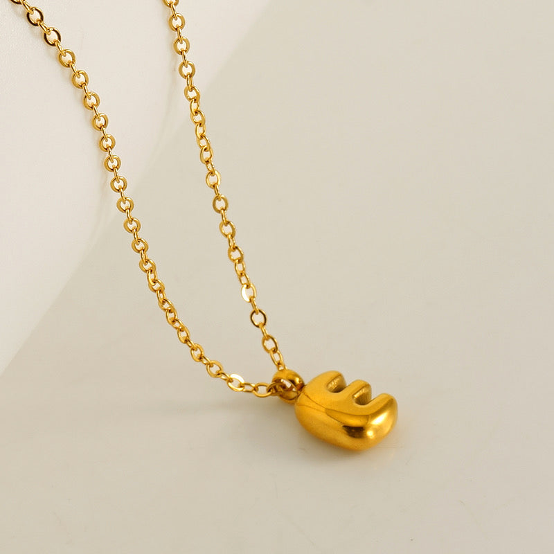 Balloon Letter Necklace ~ Waterproof