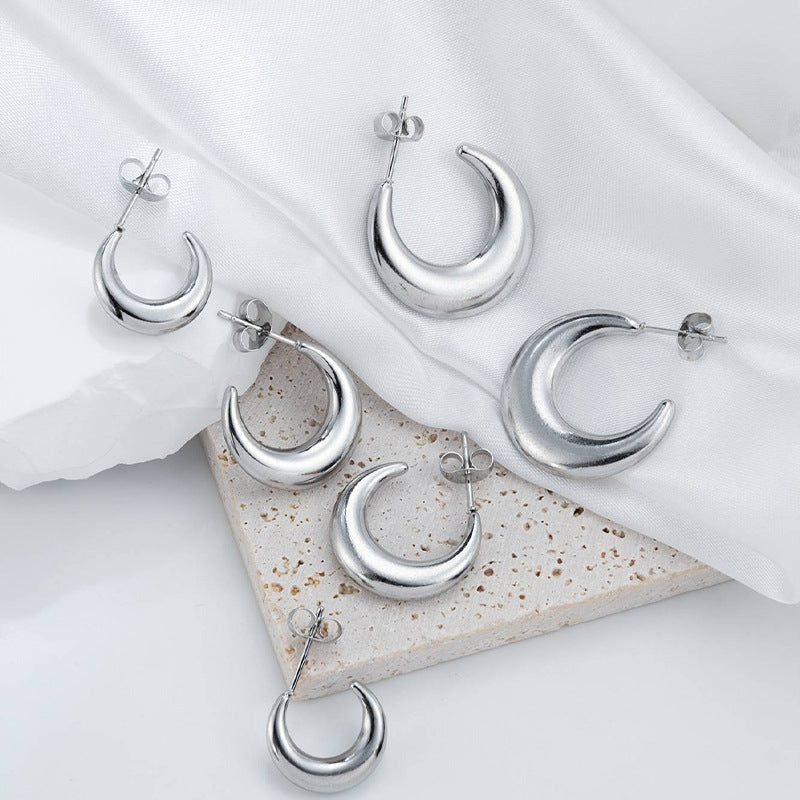 Nova Crescent Hoops ~ Waterproof