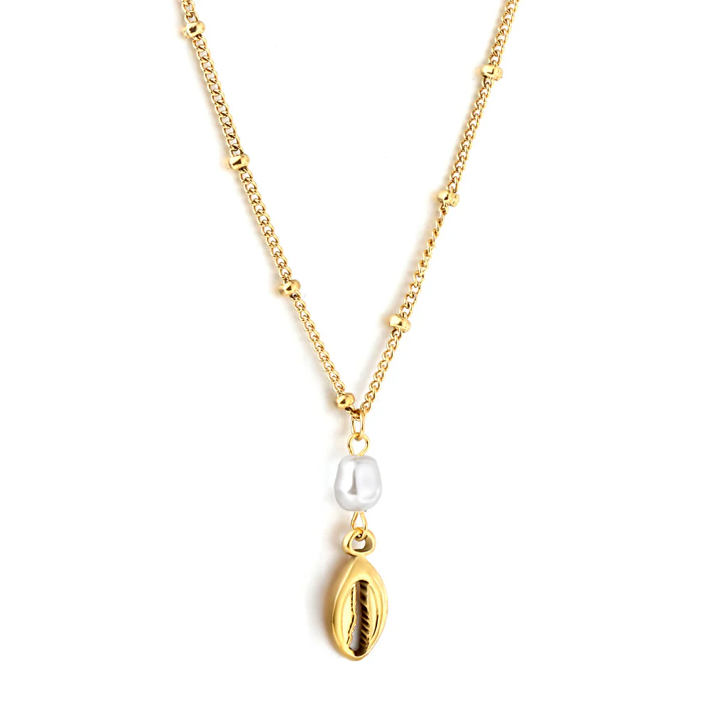 Bora Shell Necklace ~ Waterproof