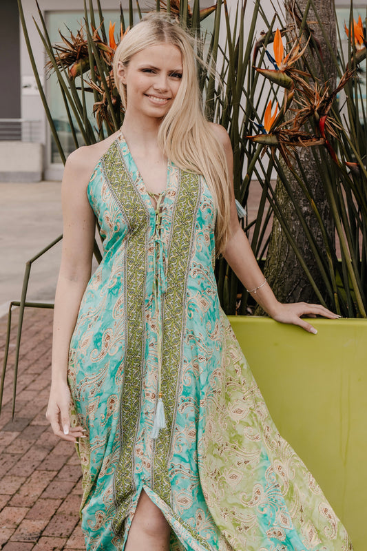 Weeping Willow Dress ~ Mint