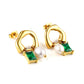 Emerald Isle Earrings ~ Waterproof