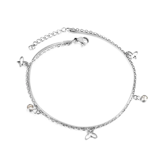 Flutter Shine Anklet ~ Waterproof