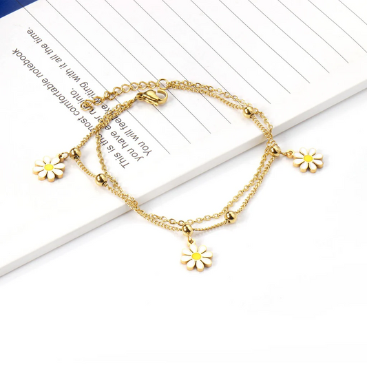 Daylight Daisy Bracelet ~ Waterproof