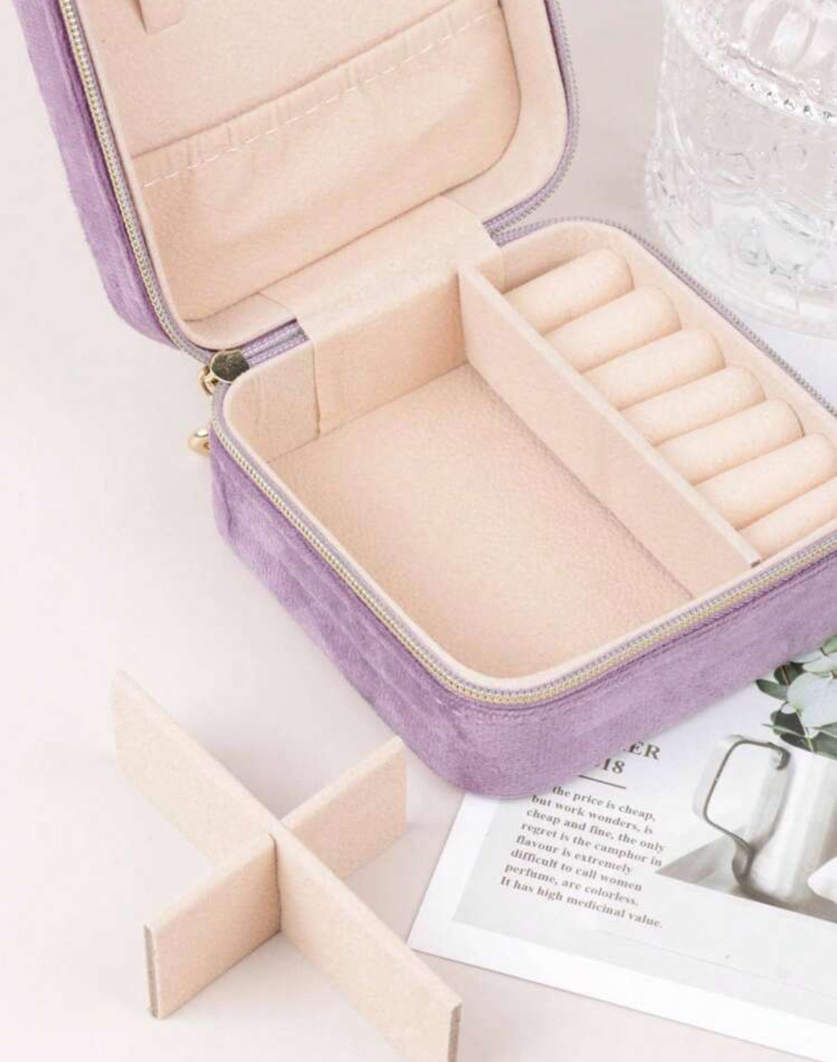 Velvet Jewellery Box