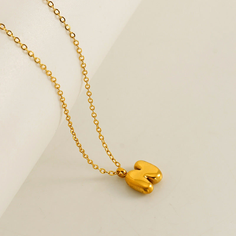 Balloon Letter Necklace ~ Waterproof