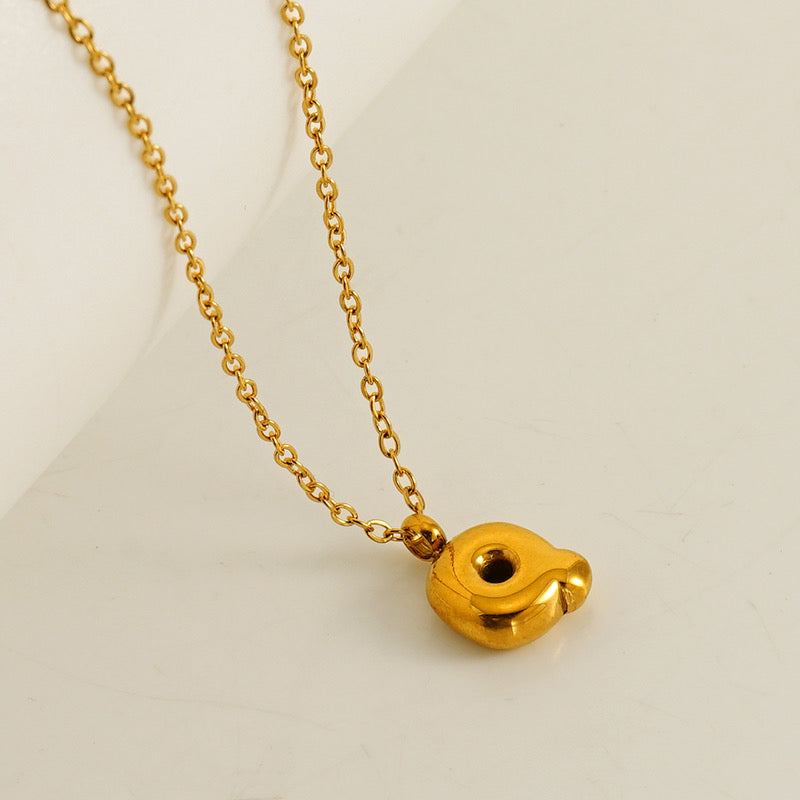 Balloon Letter Necklace ~ Waterproof