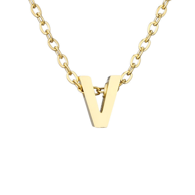 Initial Letter Necklace