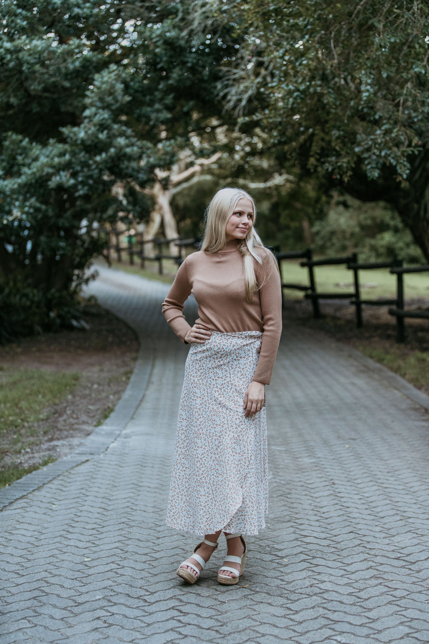 Clyde Wrap Skirt ~ Cider