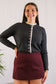Bordeaux Mini Skort