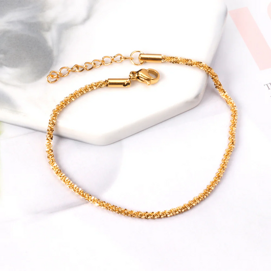 Shimmer Link Bracelet ~ Waterproof