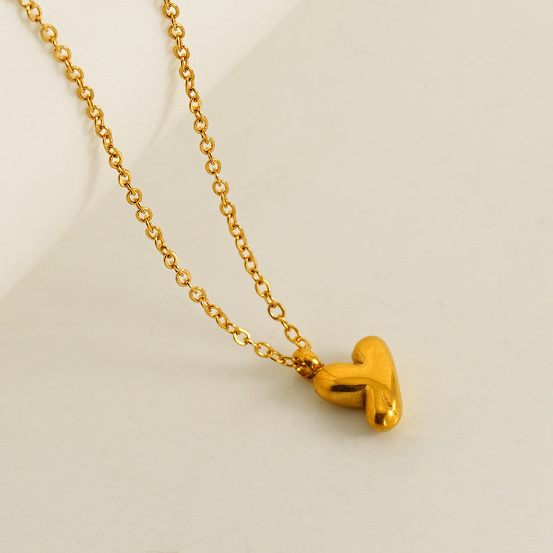 Balloon Letter Necklace ~ Waterproof