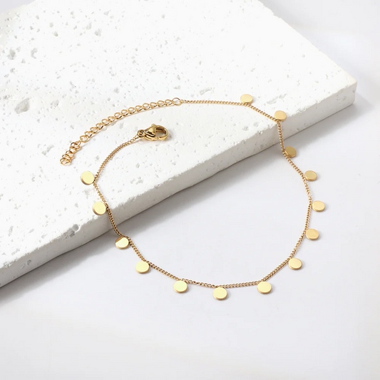 Dazzle Disc Anklet ~ Waterproof