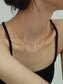 Mandy Gold Double Layer Necklace