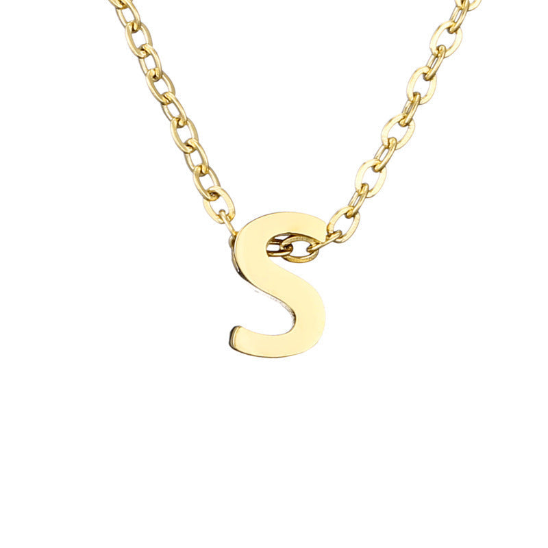 Initial Letter Necklace