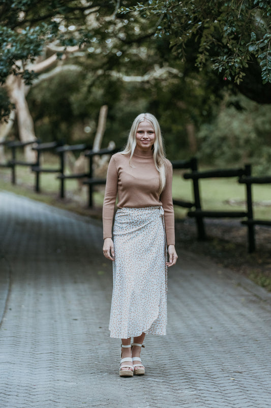 Clyde Wrap Skirt ~ Cider