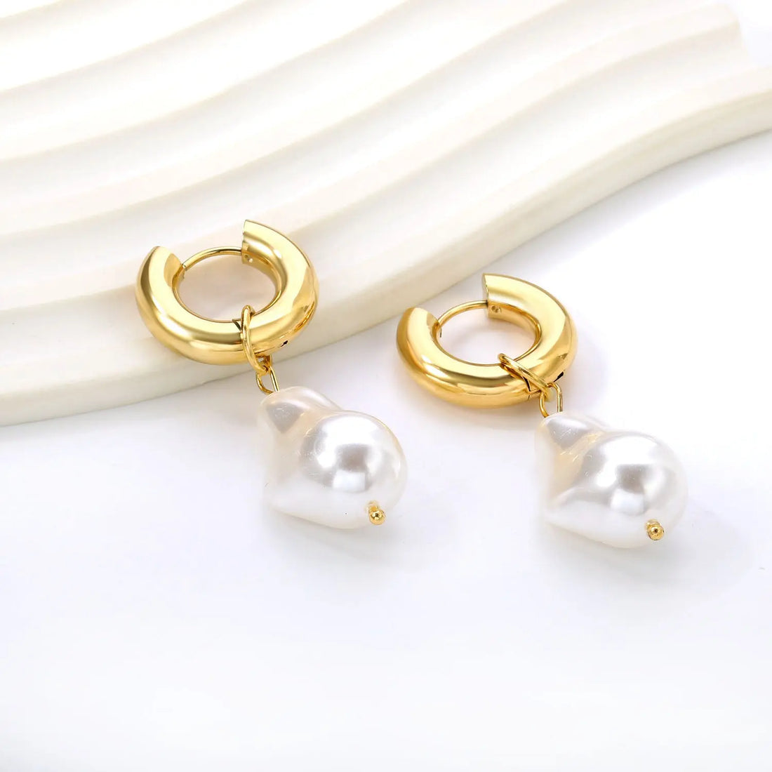 Coast Pearl Earrings ~ Waterproof