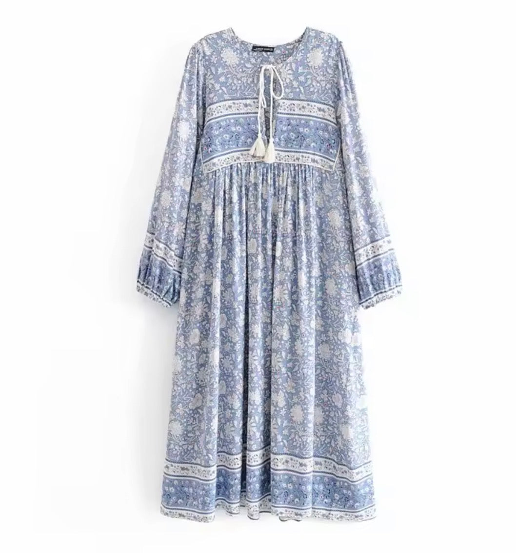 Blue Willow Dress