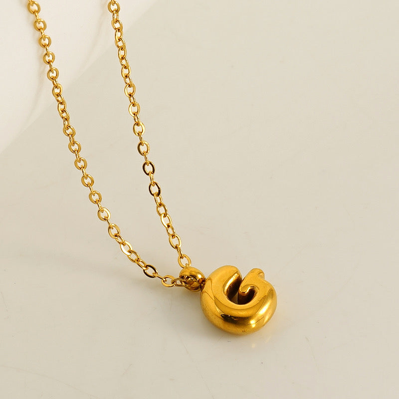 Balloon Letter Necklace ~ Waterproof