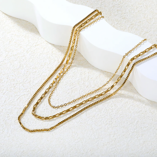 Tide Layers Necklace ~ Waterproof