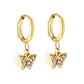 Sweet Flutter Mini Hoops ~ Waterproof