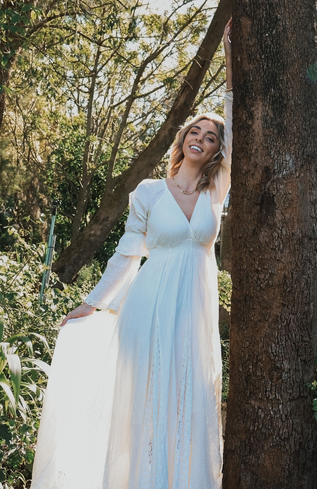 White Magnolia Dress