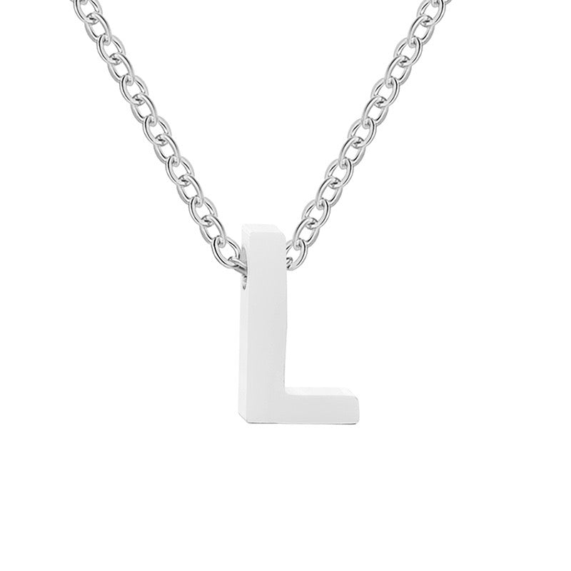 Initial Glow Letter Necklace ~ Waterproof