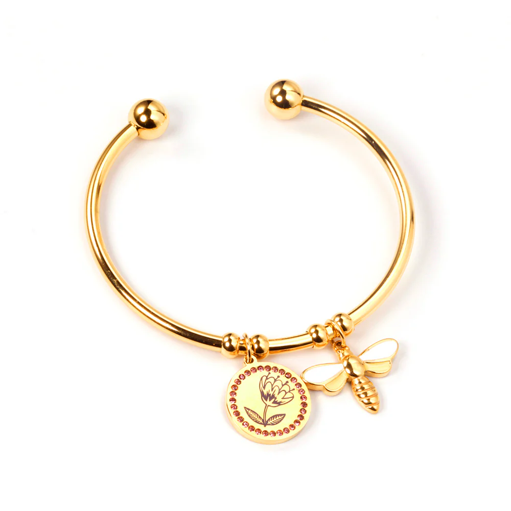 Bee & Bloom Bangle ~ Waterproof