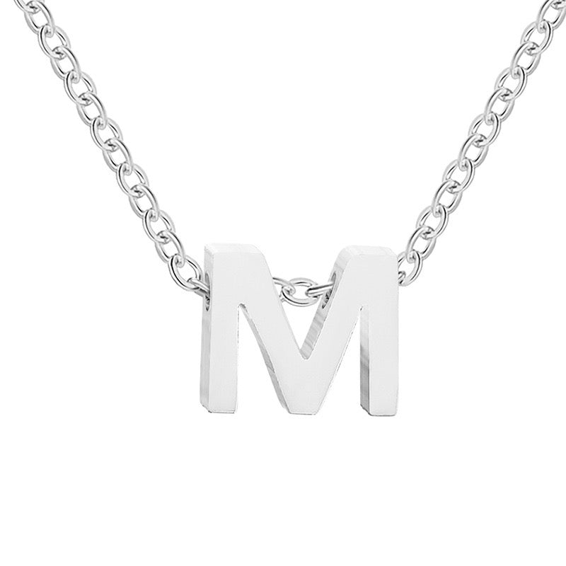 Initial Glow Letter Necklace ~ Waterproof